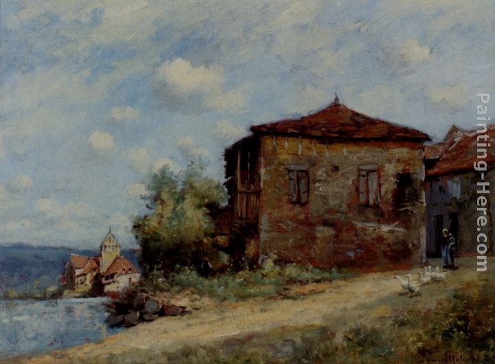 Paul Desire Trouillebert La Depart De La Gardeuse D'Oies